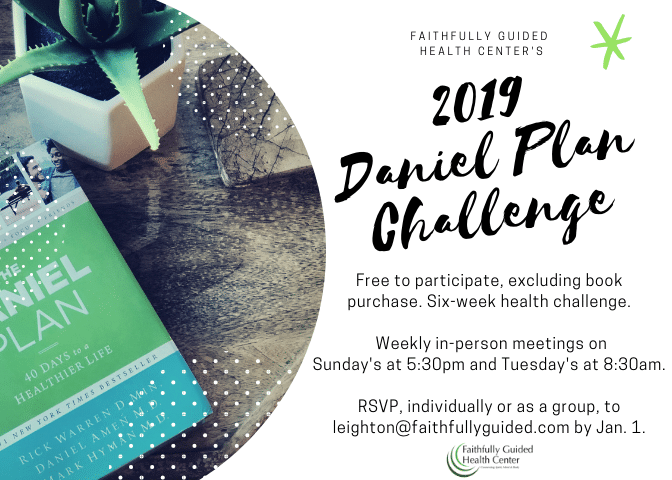 Daniel Plan Challenge Flyer